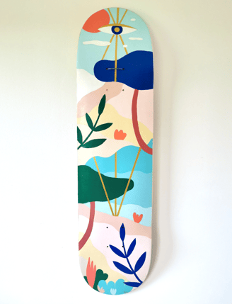 Décoration murale par l'artiste peintre Ilda