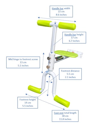 papaseat portable bike seat measurements