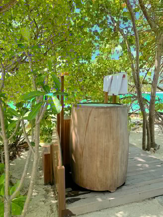 Four Seasons Kuda Huraa ice bath