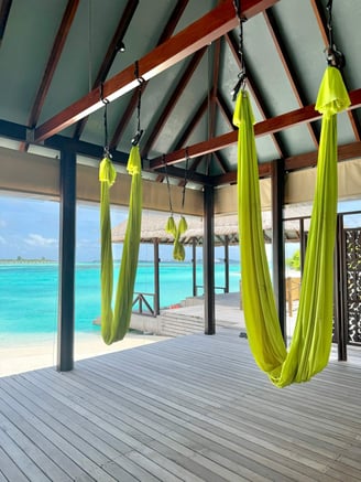 Four Seasons Kuda Huraa yoga pavillion