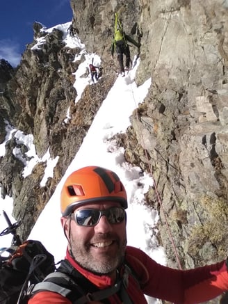 portrait en montagne