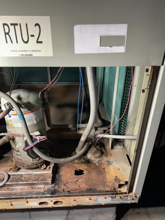 AC System Repair for Rooftop Units (RTUs2)Before