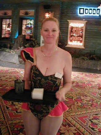 Mandalay Bay Las Vegas cocktail waitress