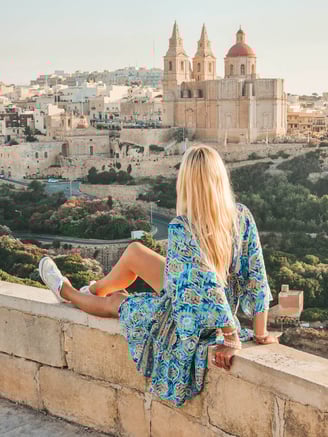 the view of mellieha church