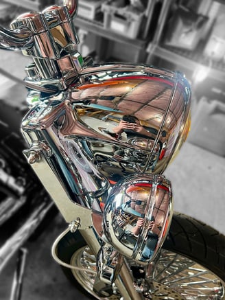 Harley Davidson Road King Motorcycle Ceramic Coating Norfolk County ProPolish Motorcycle Detailing