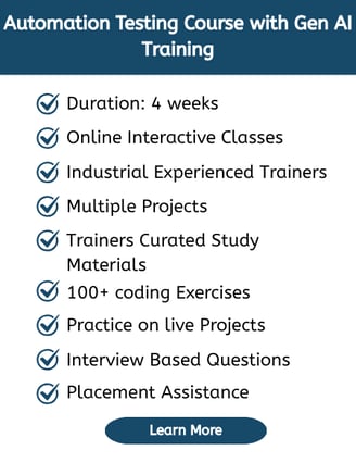 Automated Testing with Gen AI Certification Course