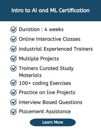 Intro AI And ML Certification