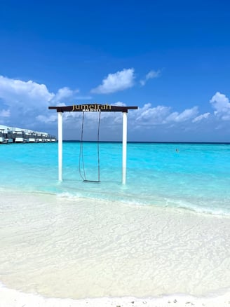 Jumeirah Olhahali Island Maldives swing
