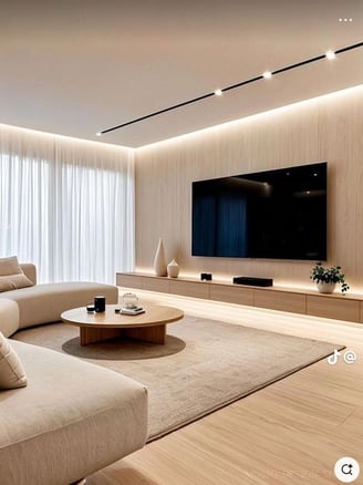 Professional deep cleaning of living room in Boca Raton by Cleana Group — spotless floors, dust-free surfaces, and refreshed