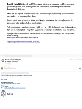 Statsforvalteren, Christer Torgilstveit Larsen, Oslo Kommune bydel Frogner, Bydelsoverlege Neelam Sarwar Anjum، Bydelsoverleg