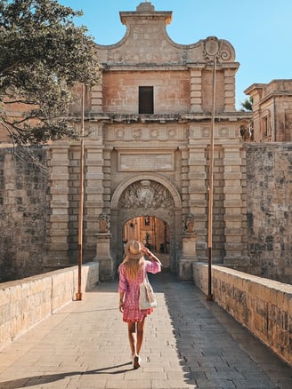 malta mdina main gates