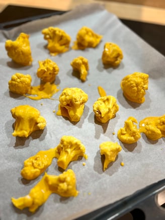 Chou-fleur curcuma