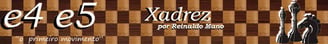 logotipo do site e4e5 - xadrez por Reinaldo Mano