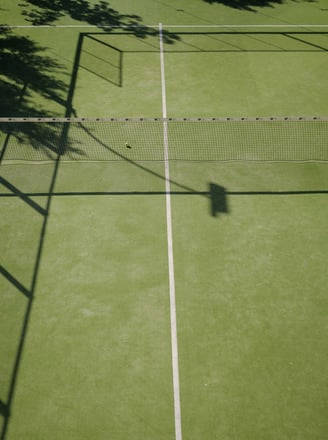 Paddle tennis court at Villa La Gratitud.