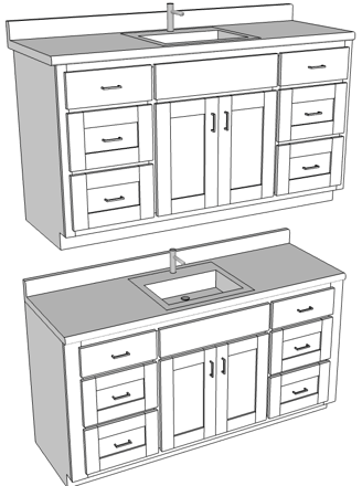 3D Vanity Drawings