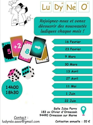 a flyer for a lady who is playing cards
