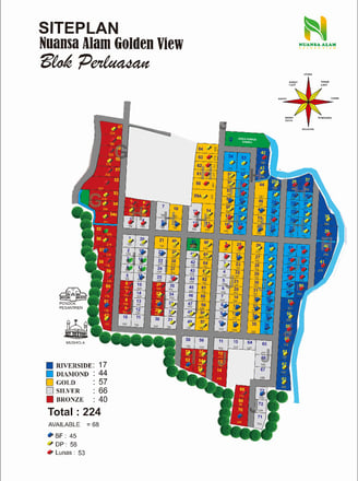 siteplan 1 Kavling strategis di Tanjungsari Bogor Timur