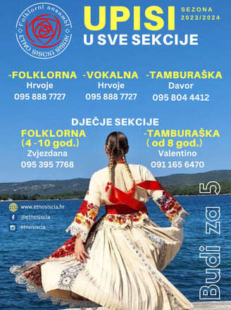 Upisi FA Etno Siscia Sisak