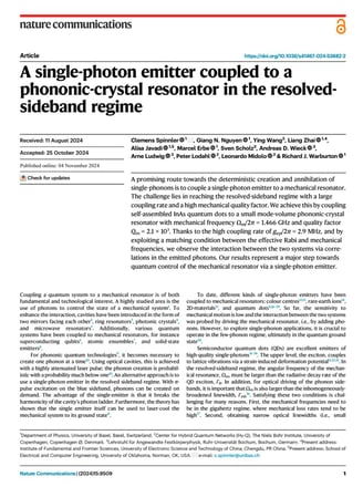 A single-photon emitter coupled to a phononic-crystal resonator in the resolved-sideband regime
