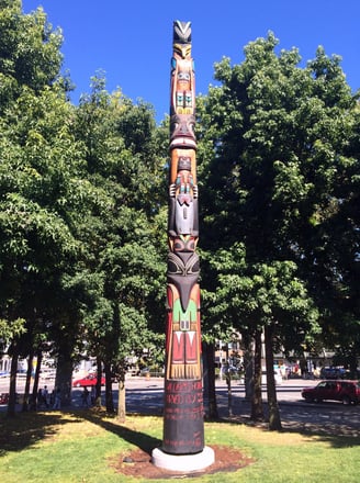 Totem Pole in Seattle, Washington