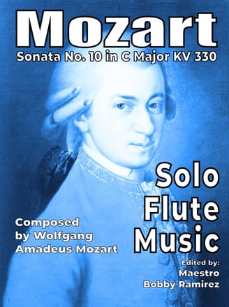 Mozart Sonata No. 10 in C Major Solo Flute Music