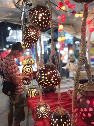 Chaweng Night Market on Koh Samui, Thailand