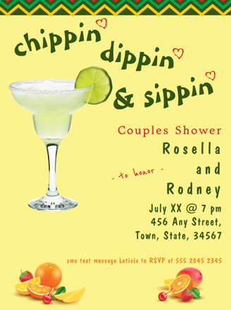 a couple of drinks in a cocktail party