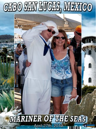 Lady joins the Mexican Navy in Cabo San Lucas, Mexico