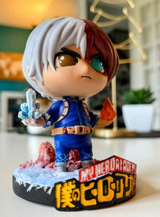 figurine résine MHA shoto todoroki My Hero Academia