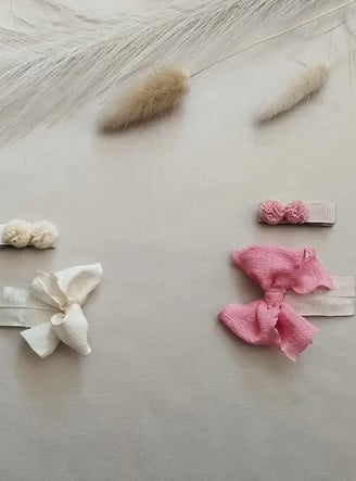 Rankų darbo plaukų segtukai mergytėms