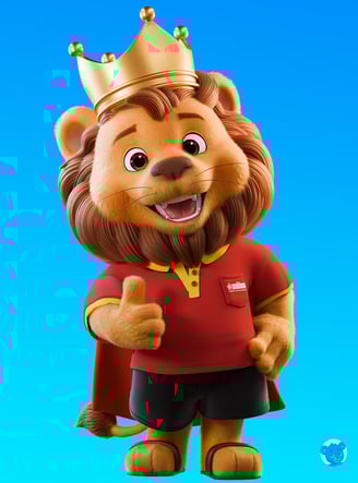 mascote 3D e personagem 3D