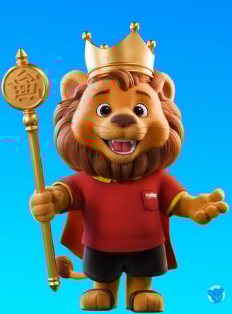 mascote 3D e personagem 3D