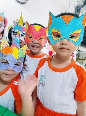 Hình các bé trường Mầm Non 1-6
