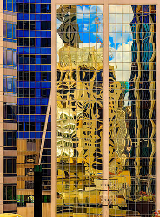Reflection taken from high point
