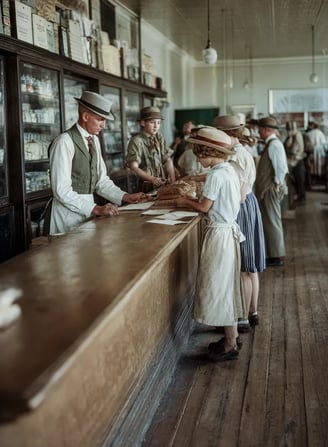 Chillicothe Grocery Store, July 7th 1928: First Loaves for Sale