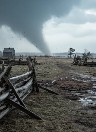 Essex County, Massachusetts, 1643: Tornado Strike