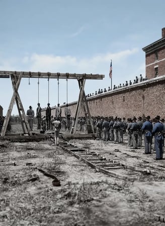 Washington Arsenal Grounds, July 7th 1865: Moment of Execution
