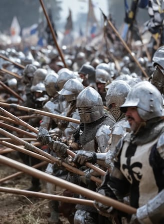 Kortrijk Fields, Flanders, July 11, 1302: Clash of Steel and Wood