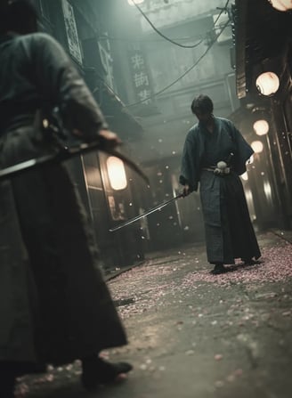 Kyoto, 1864: Blade Clash in the Courtyard