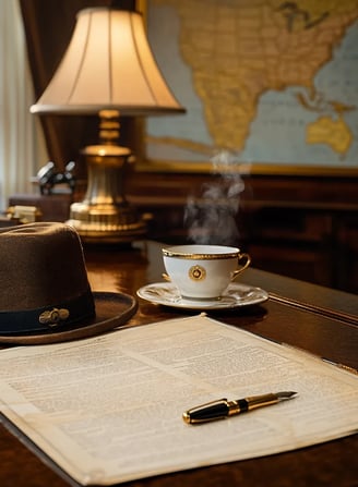 Roosevelt’s fountain pen laid across the executive order