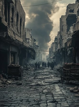 The Aftermath – City in Flames: Inside Aleppo, buildings smolder