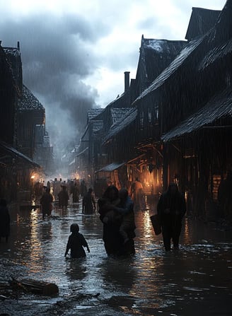 Villagers_Fleeing_the_Rising_Waters
