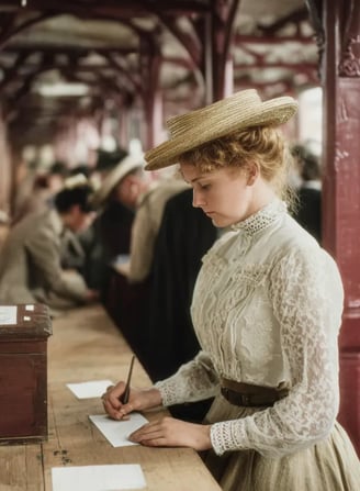 Wellington, New Zealand, 1893: Voting in Action