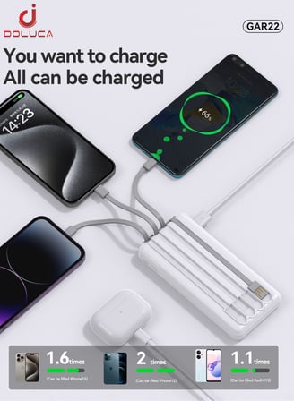 POWERBANK - BATERIA PORTATIL DOLUCA GAR22