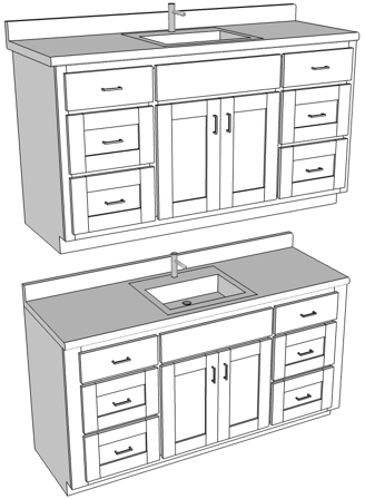 3D Vanity Drawings