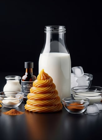 Butterscotch Milkshake Ingredients offered by PremiYum Foods.