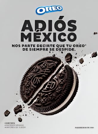 Oreo se va de México