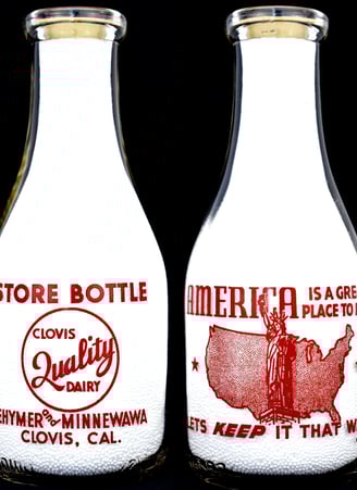 Milk bottles for sale