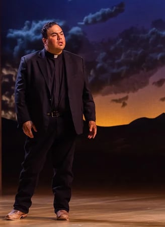 Orlando Arriaga in Quixote Nuevo at Hartford Stage Company
