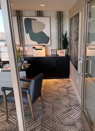 luxury apartment office door